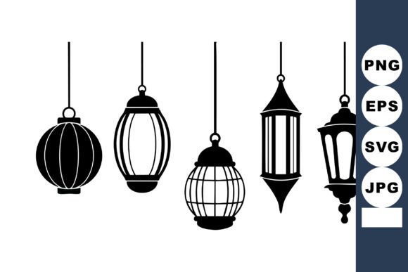 Review: Hanging Black and White Vintage Lanterns