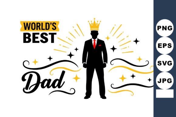 Reviewing Dad Silhouette Graphics and Illustrations