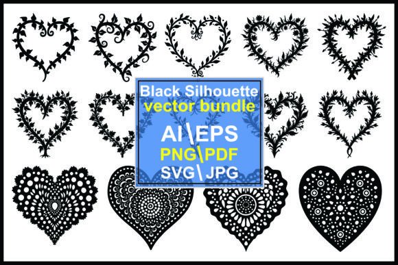 Reviewing Heart Silhouette Graphics & Illustrations