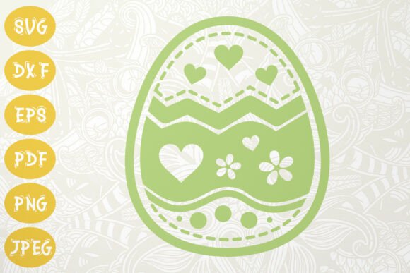 Spring Easter Egg SVG: Graphics & Illustrations